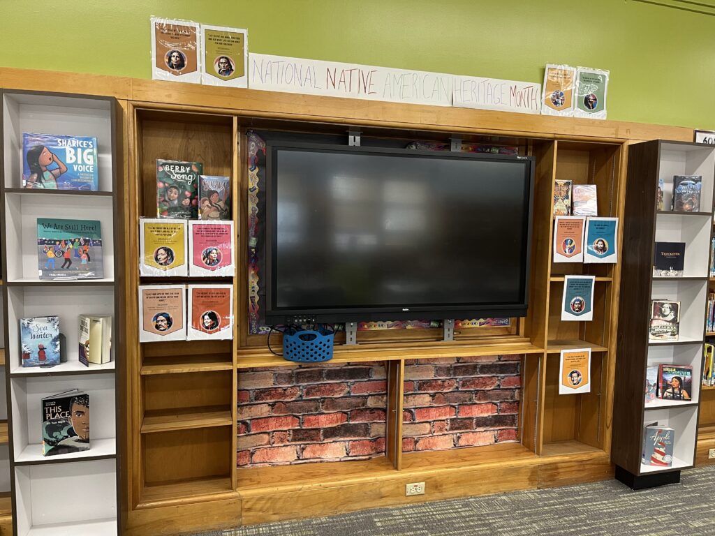 National Native American Heritage Month library display